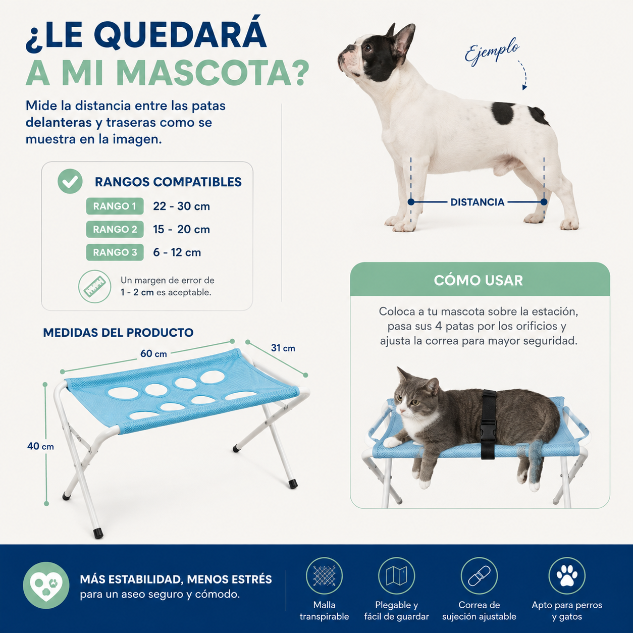 Pet Shower Station™ El aseo de tu mascota ya no es una batalla