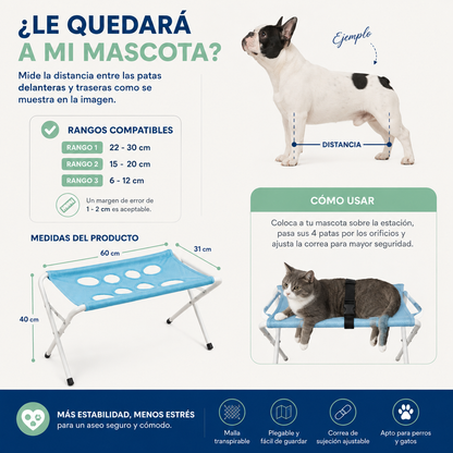 Pet Shower Station™ El aseo de tu mascota ya no es una batalla