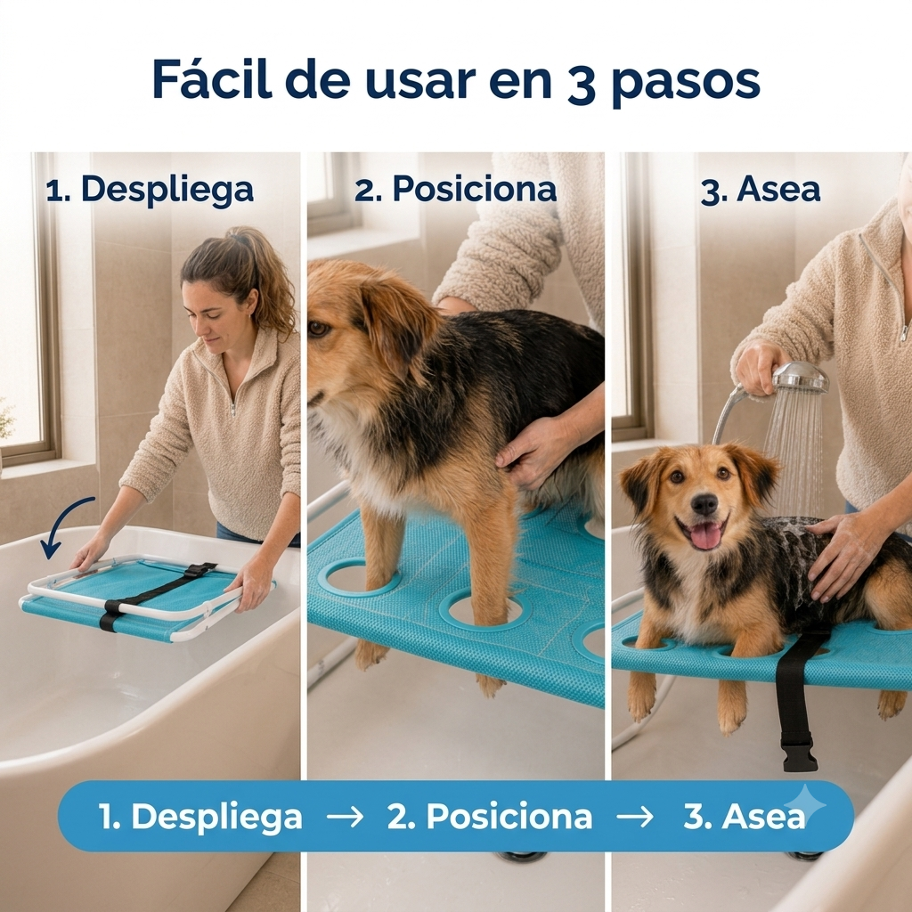 Pet Shower Station™ El aseo de tu mascota ya no es una batalla