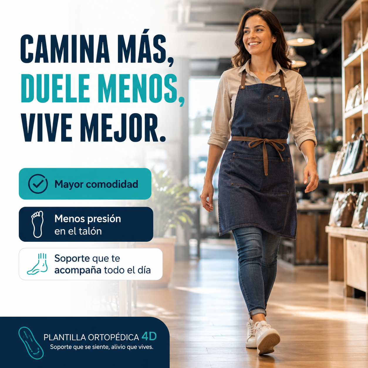 Light Footed™ - Plantillas ortopédicas 4D - Dale descanso a tus pies