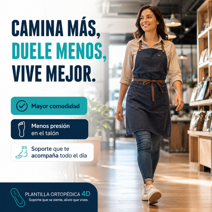 Light Footed™ - Plantillas ortopédicas 4D - Dale descanso a tus pies
